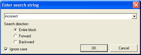 Search text